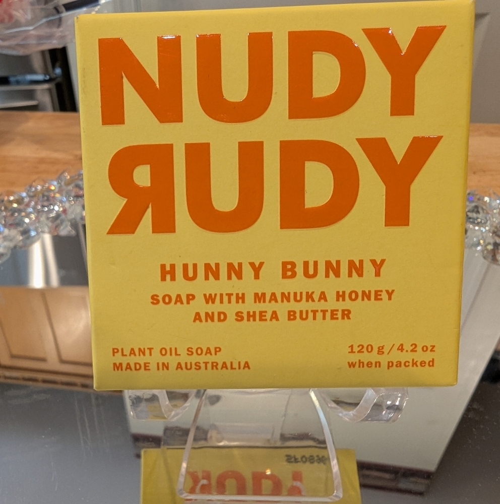 NUDY RUDY Hunny Bunny Soap with Manuka Honey and Shea Butter NIB